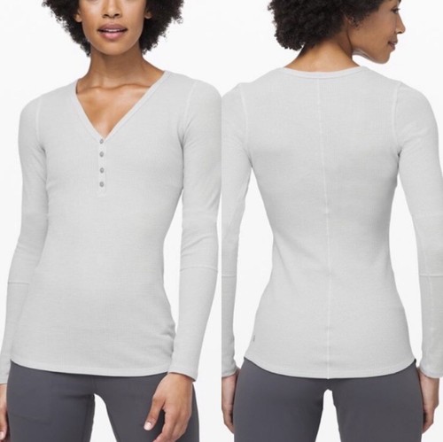 Henley Long Sleeve Top Shirt Size 