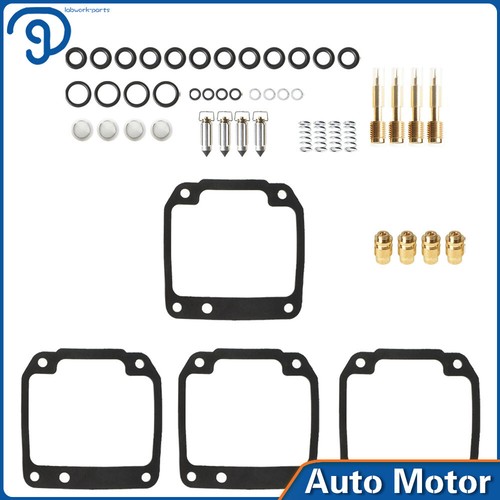 4 Carburetor repair kit floating needle for Yamaha FZ600 YX600 RADIAN 1986-90 - Picture 5 of 8