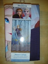 NEW Disney Frozen II Elsa Anna shower curtain 72" x 72" Believe in the Journey