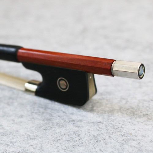 Master Pernambuco Viola Bow 4/4 Size Ebony Frog Fast response great performance - Afbeelding 9 van 12