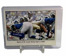 2001 Fleer Tradition Football Card #366 St. Louis Rams TC/Kurt Warner FRESH MINT