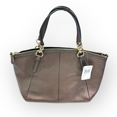 Brand New Coach F56127 Metallic Bronze Small Kelsey Satchel - $295