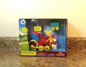 mickey mouse push and go mouska train
