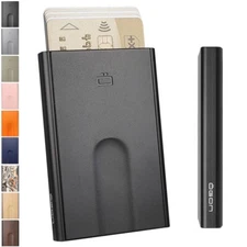 Ögon Aluminum Card Case Slider Credit Card Case Metal Cover ALU Etui Bankcard