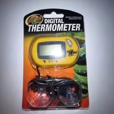 Zoo Med Digital Terrarium Thermometer with Temperature Probe Reptile Terrarium