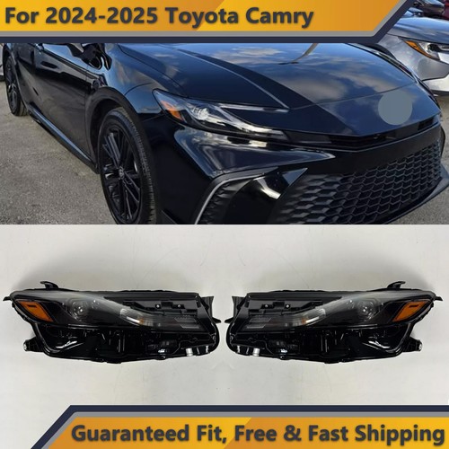 2P Headlight LED for 2024 2025 Toyota Camry SE LE Assembly Driver Passenger Pair