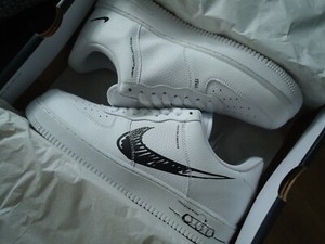 Nike Air Force 1 Sketch Schematic Utility White CW7581-101 | eBay