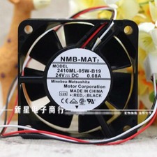 NMB 2410ML-05W-B19 6025 6CM 24V 0.08A ultra-quiet inverter cooling fan