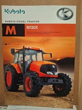 Kubota M130X  Prospekt Traktor Schlepper