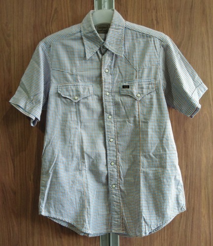 JAPANESE BRAND DENIME WESTERN STYLE PEARL SNAP BUTTON SHIRT 45RPM