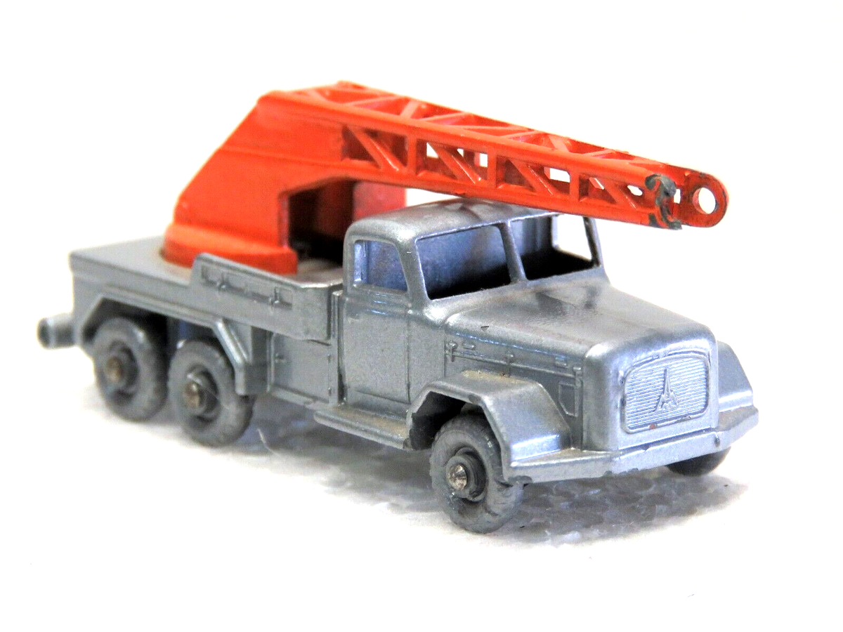 Matchbox MAGIRUS-DEUTZ 6 WHEEL CRANE TRUCK 30B 1961 | eBay