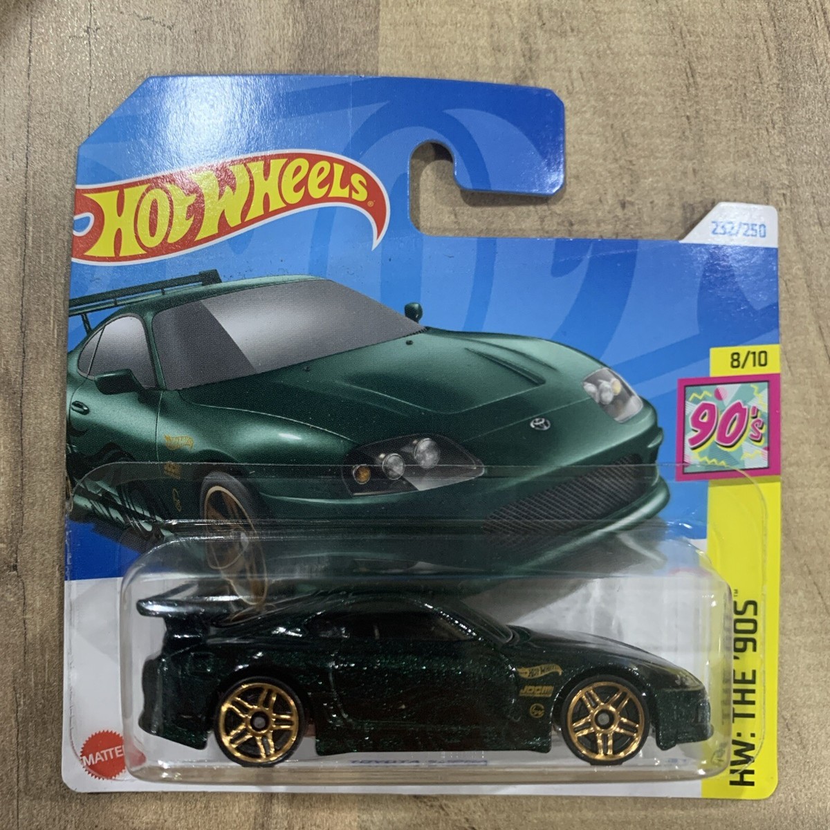 Hot Wheels The 90's Toyota Supra - Dark Green - 232/250 | eBay