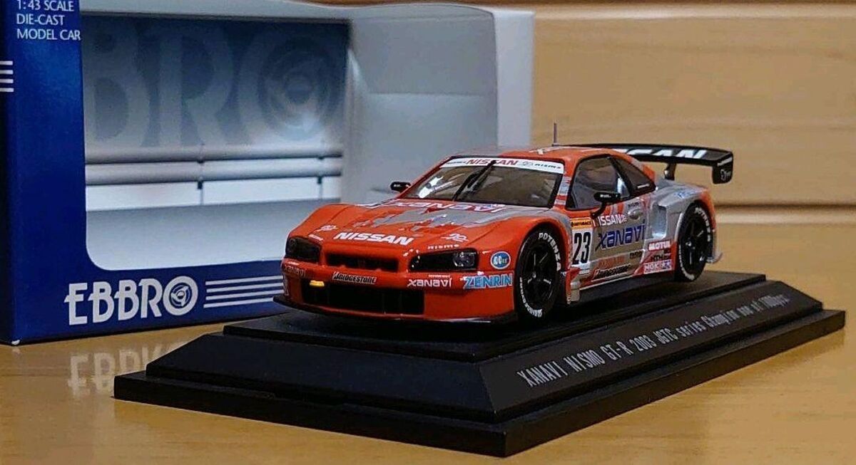 Ebro XNAVI NISMO GT-R 2003 JGTC Champion NISSAN SKYLINE GT-R from Japan