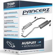Auspuff für DACIA DUSTER 1.6 16V 105PS 115PS Chrom Endrohr ab 2010
