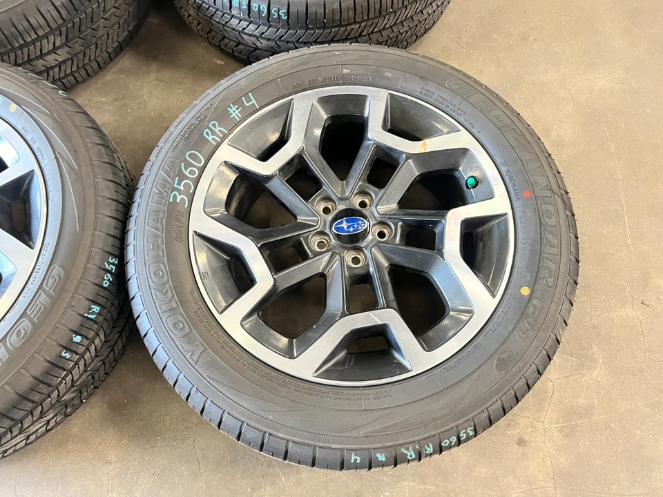 13-17 SUBARU XV CROSSTREK 17'' INCH WHEEL RIM P225/55R17 WHEEL SET, OEM ...