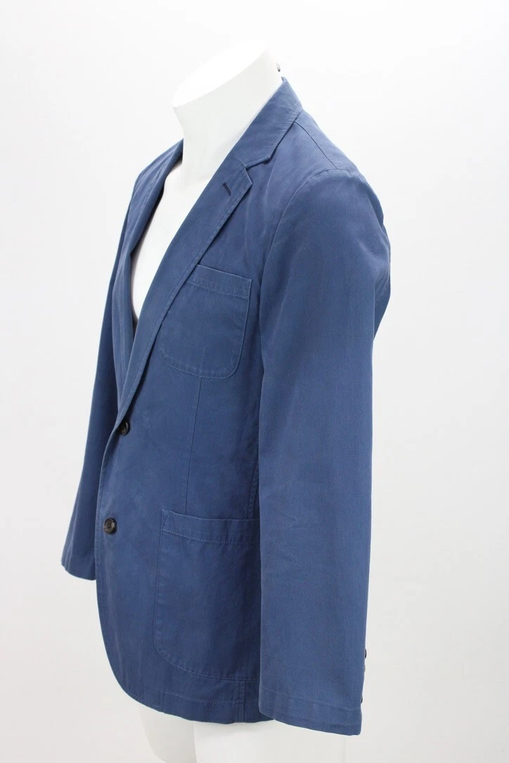 Mens unlined deals cotton blazer