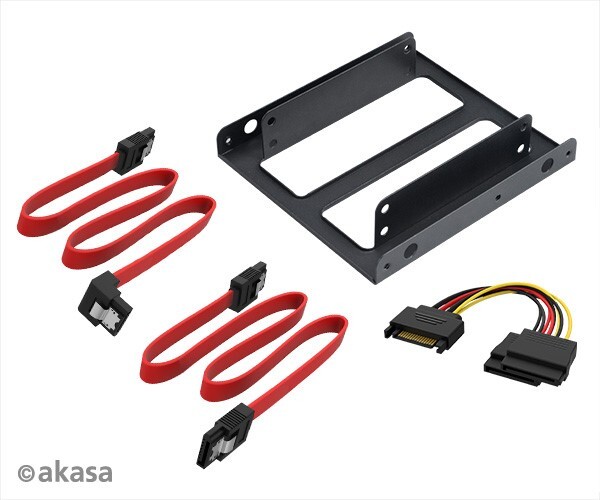 Akasa AK-HDA-11 2.5"" SSD & HDD Adapter with SATA Cables