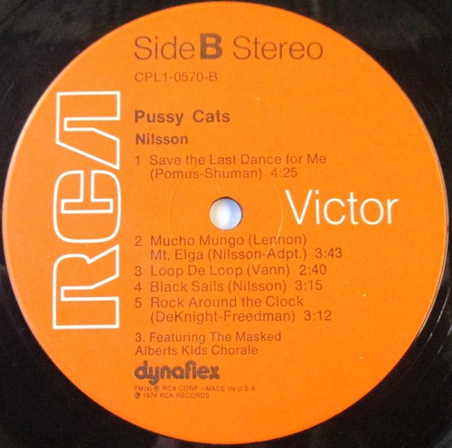 Harry Nilsson – Pussy Cats - 1974 US LP - The Beatles - John Lennon Ringo Star - Picture 10 of 10