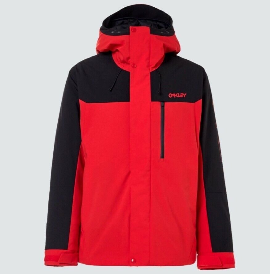 OAKLEY Men's TNP BZI Snow Jacket - Red/Black - Small - NWT OAKLEY Men's TNP BZI Snow Jacket - Red/Black - Small - NWT