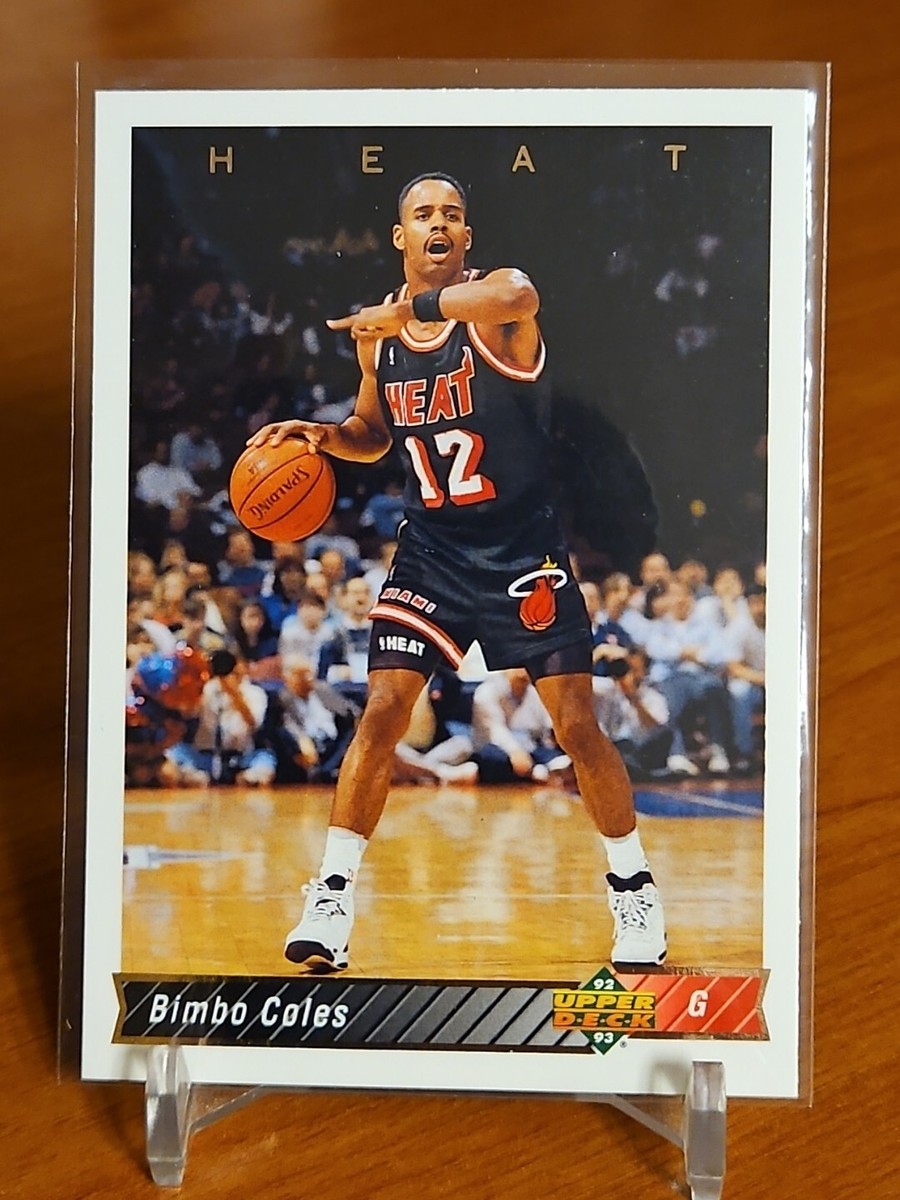 1992-93 Upper Deck Basketball Card Bimbo Coles / Miami Heat #121