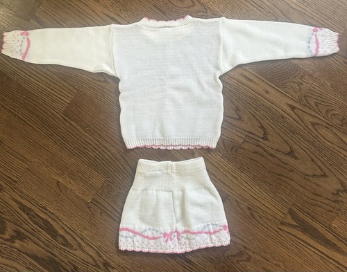 RARE Vintage Cinderella sweater w/matching skirt Size 4T Valentine’s Day outfit? - Picture 6 of 9