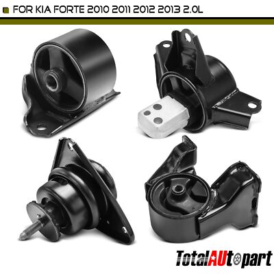 4x Manual Trans Engine Motor & Transmission Mount for Kia Forte 2010-2013 Forte5
