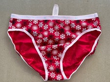Vintage Victoria's Secret Cotton Signature Band High Leg Brief Panty M NWT