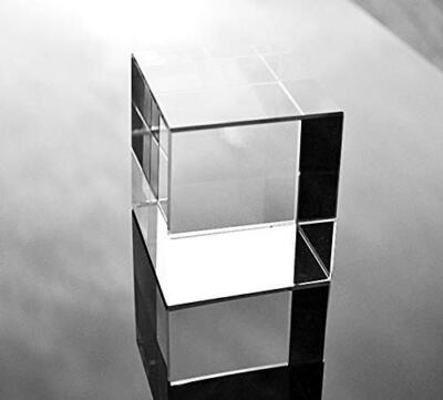 Amlong Crystal K9 Optical Glass Prism Cube 60mm 2.3 Inch