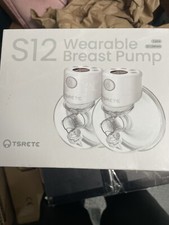 TSRETE S12 9-Levels Double Wearable Breast Pump White