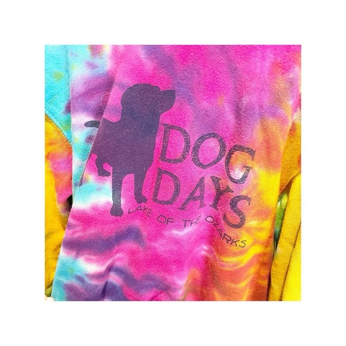 Dog Days Youth Tie Dye Hoodie M Pullover Lake of The Ozarks MV Sport - Picture 5 of 5