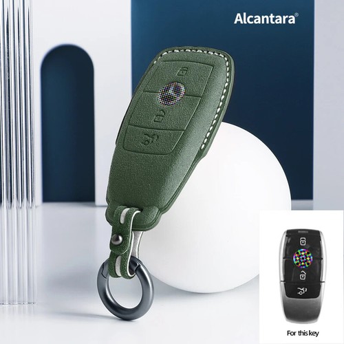 Funda protectora llave Alcantara para Mercedes Benz A B C E M S G CLA GLB CLS clase GLC - Imagen 18 de 18