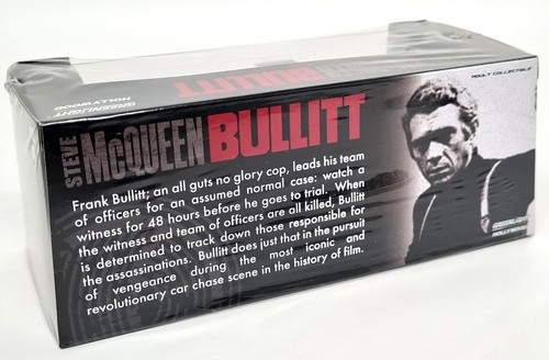 Greenlight 1/43 Bullitt Steve McQueen 1968 Dodge Charger R/T CHASE Model Car - Picture 6 of 6