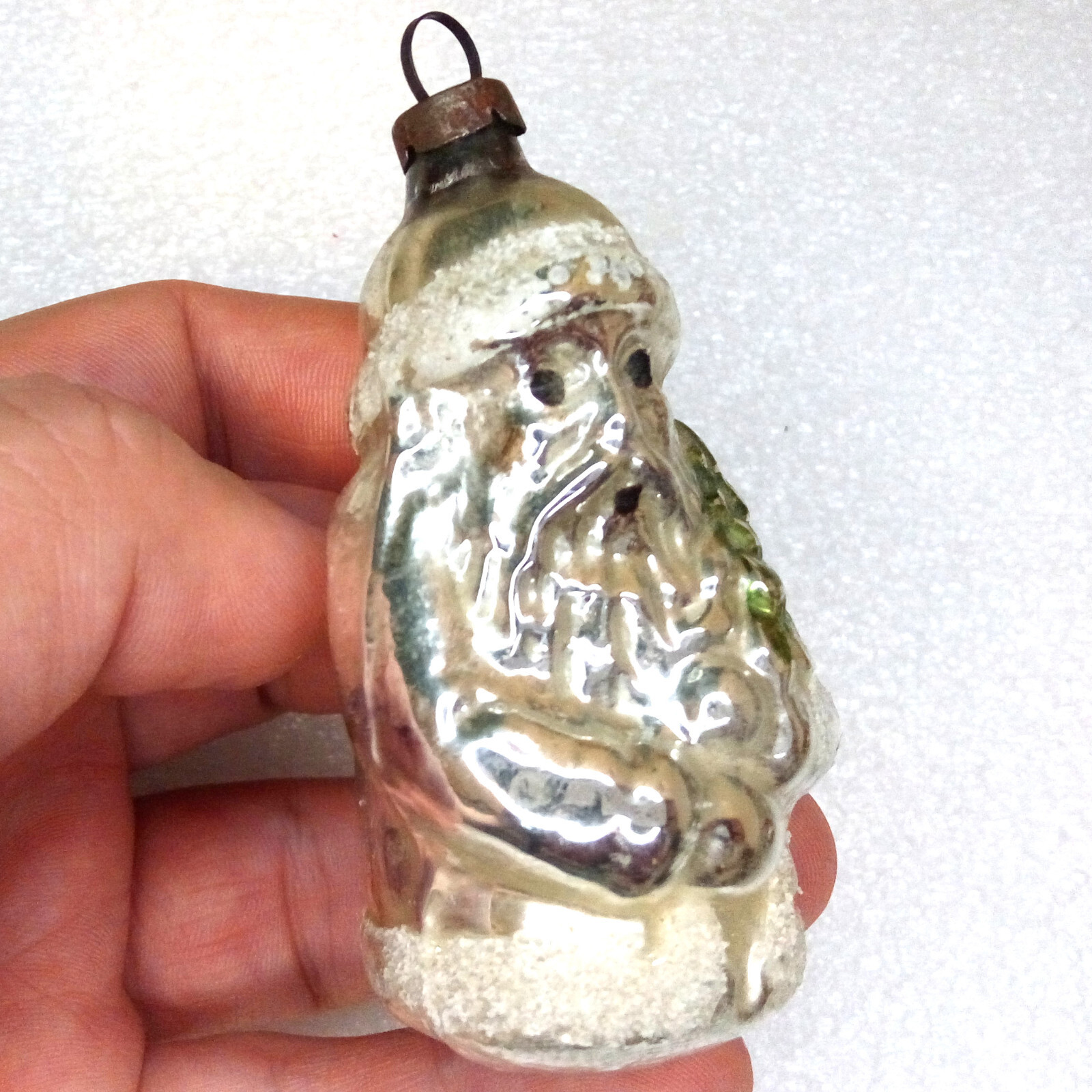 Old Vintage German Glass Christmas Ornament Xmas FirTree Decoration