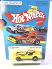 Hot Wheels Vintage Corvette Stingray Yellow  Hong Kong 1979 - Mint New On Card