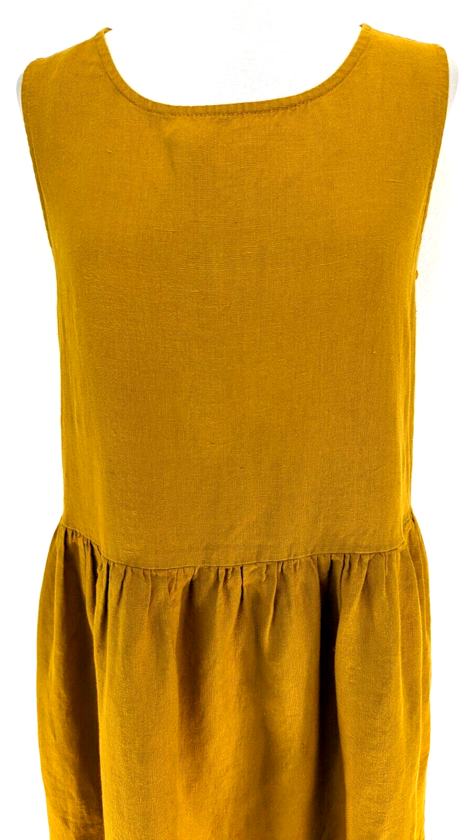 italian linen beach dresses Yellow Italian Summer Maxi Dress | Linen Dress