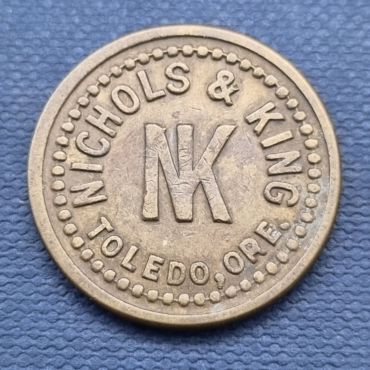 Trade Token 5 Cents Nichols & King - Toledo Oregon #51675 | eBay