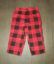 Wondershop Buffalo Check Plaid Fleece Matching Family Pajama Pants 18 Months