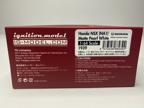 IGNITION MODEL 1:64 HONA NSX BLANCO PERLA MATE - Imagen 2 de 6