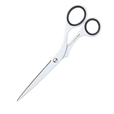 Plus twist ring stainless scissors extra black SC-185TR