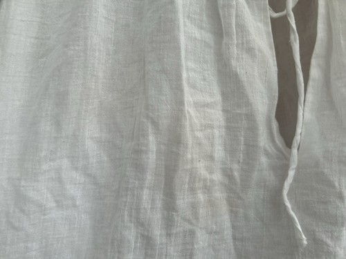 Polo Ralph Lauren Mujer Algodón Voile Top Blanco Transparente Cordón L - Imagen 7 de 7