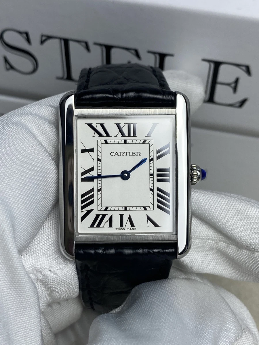Cartier Tank Solo - 25 mm, Stainless Steel for sale | eBay