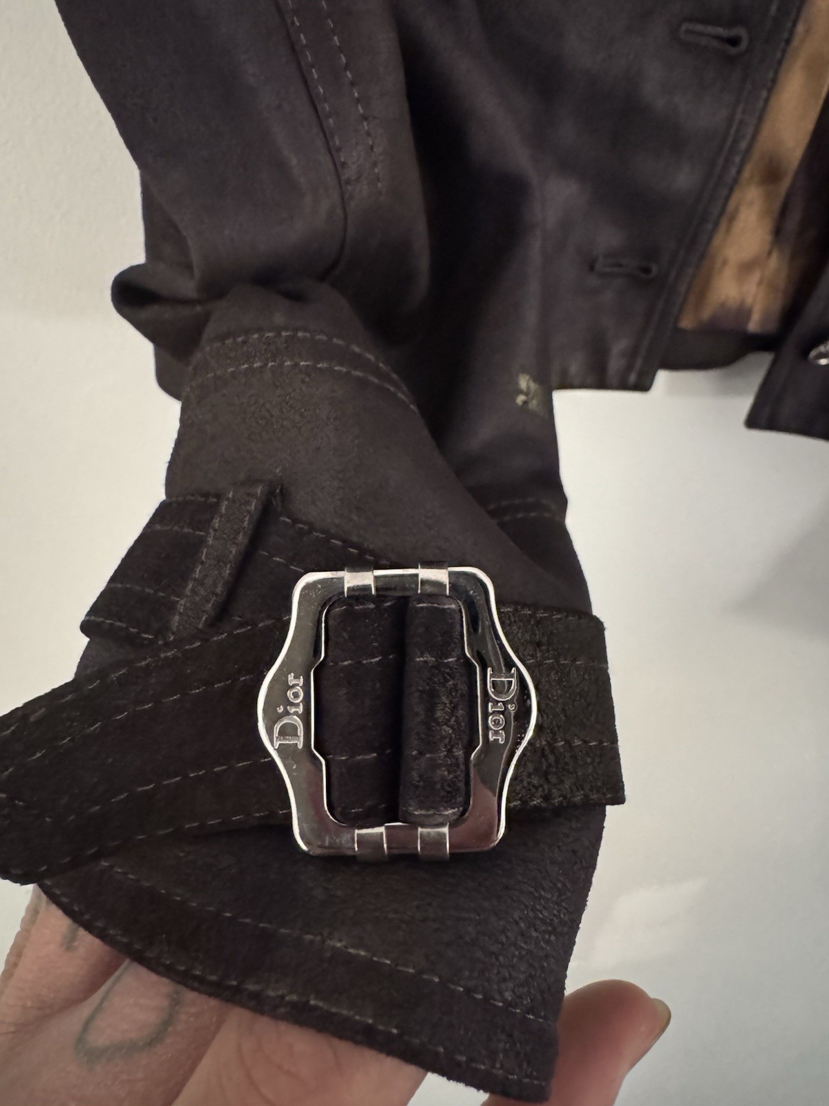 Christian Dior John Galliano Suede Goat Leather J… - image 5