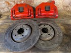 GENUINE AUDI TT 8J MK2 V6 FRONT BRAKE CONVERSION KIT CALIPER + CARRIERS + DISCS