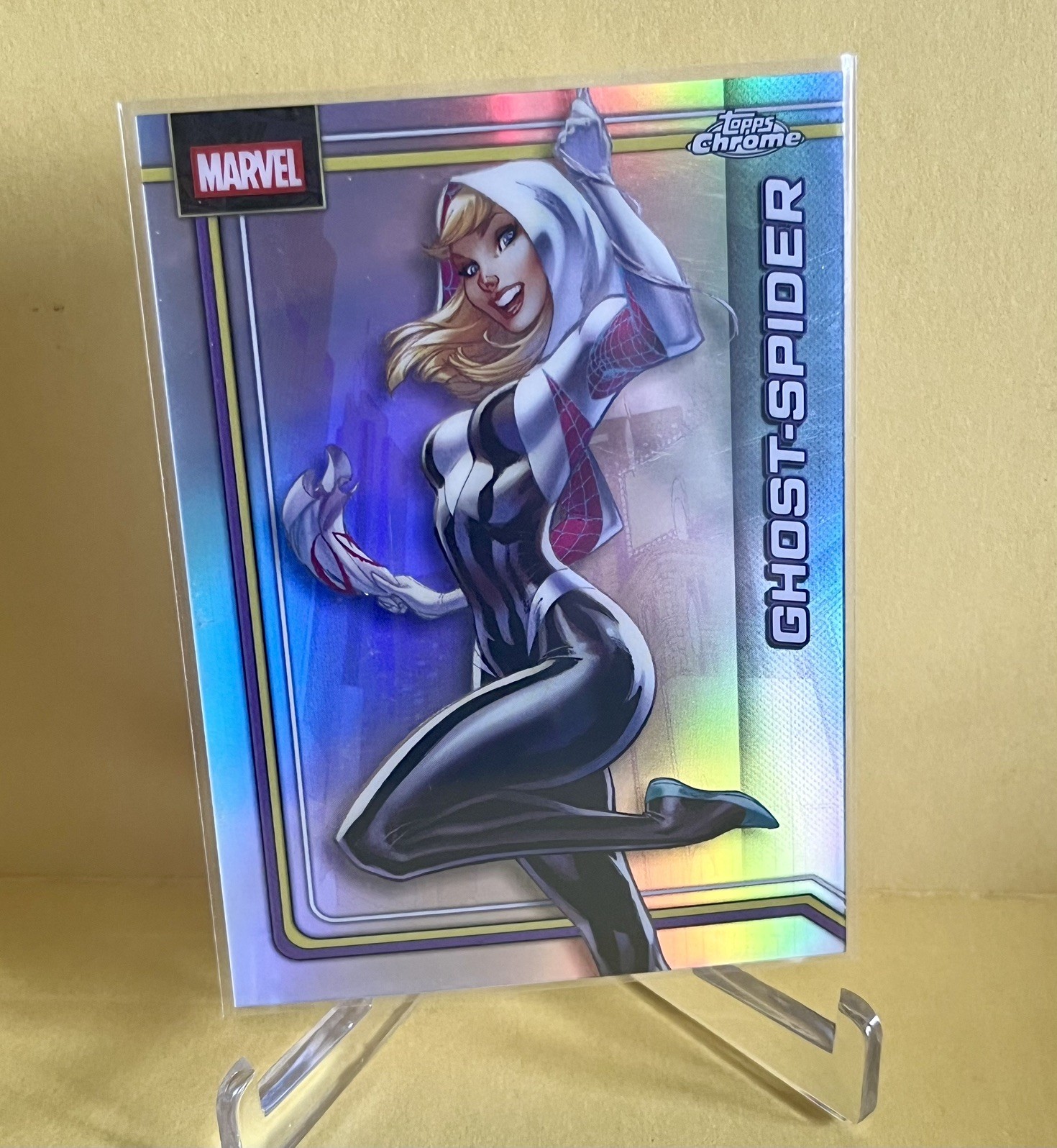 2026 Topps Chrome Marvel Ghost-Spider #042 Refractor 