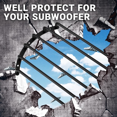 Metal Car Bar Grille Audio 12 Inches Speaker Subwoofer Grill Grille Cover 6 B... - Picture 2 of 7
