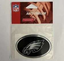 Philadelphia Eagles 3D Metallic Auto Emblem Team Promark NFL Officially Licensed