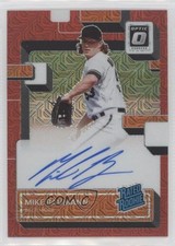 2022 Panini Donruss Optic Red Mojo Prizm 52/99 Mike Baumann #RRS-MB Auto 0s1o