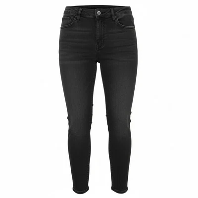 American Eagle Outfitters Jegging Curvy Super Taille Haute Pour Femme W33 Noir - Photo 1/4