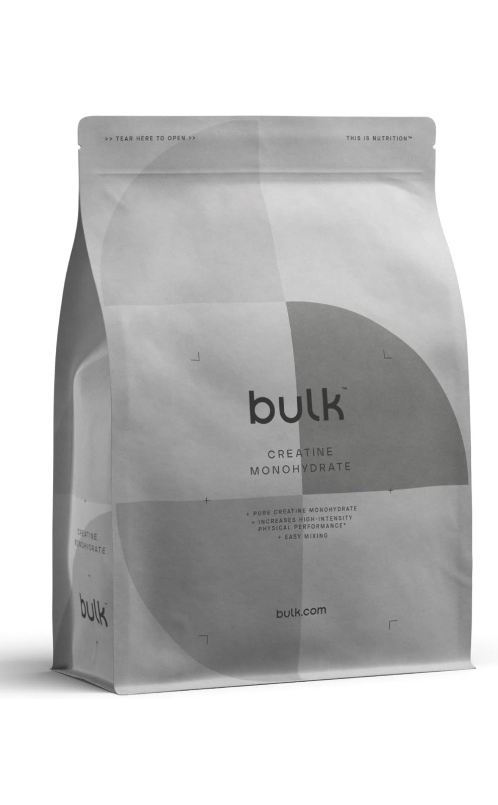 Créatine monohydrate pour performance sportive en poudre, format économique de 500g
