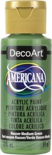 Deco Art Americana Acrylic Paint 2oz-Hauser Medium Green - Opaque 6Pk